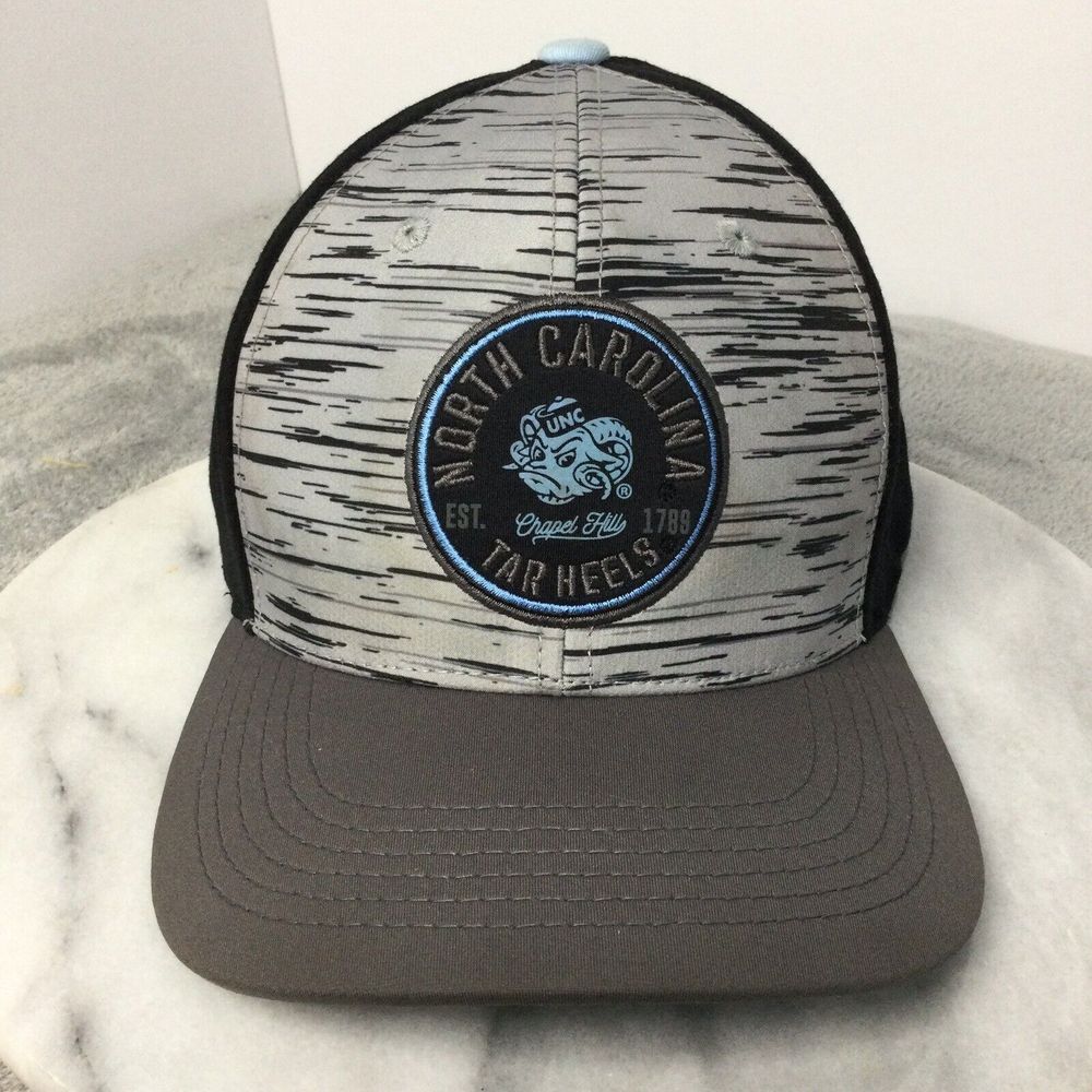 North‎ Carolina Tar Heels Top of the World Black and Grey One Fit Hat